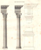 ARCHITECTURE ORDERS.Corinthian;Composite columns.(Oxford Encyclopaedia) 1830