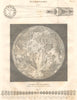 MOON. Astronomy; The moon in her mean libration. Lunar/Solar eclipse 1830
