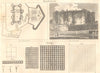 PARIS. Bastille view & elevation. Blinds. (Oxford Encyclopaedia) 1830 print