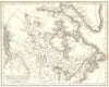 BRITISH NORTH AMERICA. Shows British Columbia as US territory 1830 old map