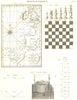 ##.Chart England Canary Islands.Chess.crash.Colour Spectrum.Azimuth Compass 1830