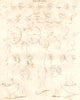 FINE ARTS. Drawing faces, feet and ears. (Oxford Encyclopaedia) 1830 old print