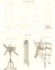 SCIENCE. Fluxions; Gage; Wolfius, Lind & Martin Wind-Gauges 1830 old print