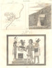 EGYPT. Topography of Thebes. Entrance of a tomb. (Oxford Encyclopaedia) 1830
