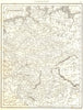 GERMANY. Map. (Oxford Encyclopaedia) 1830 old antique vintage plan chart
