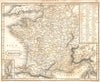 FRANCE. Departments. Savoie & Comté de Nice within Sardinian States 1830 map
