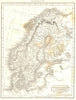 SCANDINAVIA. Sweden Norway Denmark Finland. (Oxford Encyclopaedia) 1830 map