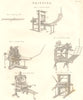 PRINTING.Composing Stick.Stanhope,Columbian,Cope Albion,Copper-plate Press 1830