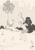 HEATH ROBINSON GOLF CARTOON. The fall of man 1975 old vintage print picture