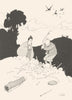 HEATH ROBINSON GOLF CARTOON. The forlorn hope 1975 old vintage print picture