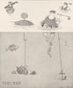 HEATH ROBINSON GOLF CARTOON. Aquatic Golf – IV 1975 old vintage print picture