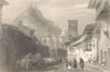 PIEDMONT/PIEMONTE. View of Sant'Ambrogio di Torino, near Susa. BARTLETT 1838