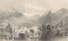 PIEDMONT/PIEMONTE. San Giovanni and Luserna. BARTLETT 1838 old antique print