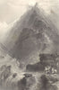 PIEDMONT/PIEMONTE. The Balsiglia. Soldiers. BARTLETT 1838 antique print