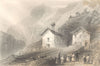 HAUTES-ALPES. Church and School of Felix Neff, in Dormillouse. BARTLETT 1838