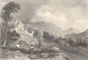 HAUTE-SAVOIE. St. Joire. Oxen. FINDEN 1838 old antique vintage print picture