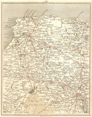 NORTH DEVON.Exeter Ilfracombe Okehampton Dartmoor Exmoor Bideford.CARY 1794 map