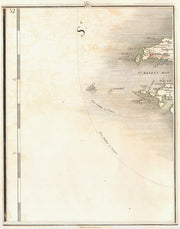 PEMBROKESHIRE. St. Davids St Bride's Bay Solva Dale. Wales. CARY 1794 old map