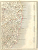 NORFOLK BROADS & SUFFOLK COAST. Norwich Great Yarmouth Lowestoft. CARY 1794 map