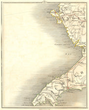 CAERNARFON BAY. Anglesey Llŷn Llyn Peninsula Holyhead Pwllheli. CARY 1794 map