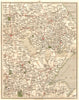 LINCOLNSHIRE.Fens Lincoln Grantham Boston Spalding Louth Sleaford.CARY 1794 map