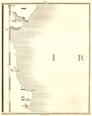 IRELAND EAST COAST. Newry, Carlingford, Drogheda. CARY 1794 old antique map