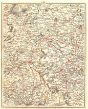 EAST LANCASHIRE/W YORKSHIRE.Manchester Bradford Blackburn Halifax.CARY 1794 map