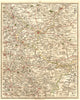 YORKSHIRE. Leeds York Harrogate Barnsley Doncaster Pontefract. CARY 1794 map