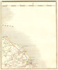 BERWICKSHIRE COAST. Dunbar Duns Eyemouth Berwick-upon-Tweed. CARY 1794 old map