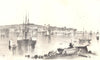ISLE OF WIGHT. West Cowes. Sailing boats 1864 old antique print picture