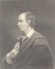 WRITERS. Oliver Goldsmith 1870 antique vintage print picture
