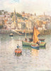 CHANNEL ISLANDS. St. Peter-Port, Guernsey, from the Pool 1904 old print
