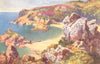 CHANNEL ISLANDS. Portelet Bay, Jersey 1904 old antique vintage print picture