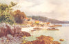 CHANNEL ISLANDS. St. Aubin, Jersey 1904 old antique vintage print picture
