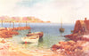 CHANNEL ISLANDS. Moored at St. Brelade, Jersey 1904 old antique print picture