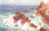 CHANNEL ISLANDS. Grosnez Point, Jersey (Sark in distance) 1904 old print