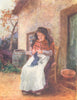 CHANNEL ISLANDS. Old Jersey Woman 1904 antique vintage print picture