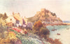 CHANNEL ISLANDS. Mont Orgueil Castle, Jersey 1904 old antique print picture