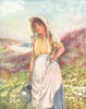 CHANNEL ISLANDS. A Guernsey Girl 1904 old antique vintage print picture