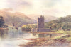 ULSTER. Narrow Water Castle, Carlingford Lough. Sailing ship. Tug. c1912 print