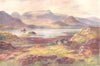 IRELAND. Connaught. Castle Kirke and Upper Lough Corrib c1912 old print