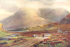 CONNAUGHT. In the Pass of Delphi, Killary Bay. Shepherd. Sheep. c1912 print
