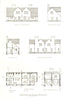 FARMING. Farm Cottages – II-plan & elevation 1912 old antique print picture