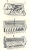 FARMING DRILLS.Wallace's Plough/Manure Distributor.Massey-Harris Disc Drill 1912