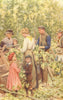KENT. A Kentish Hop Garden. Family. Children. 1912 old antique print picture