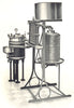 DAIRY FARMING. Complete Pasteurizing Plant 1912 old antique print picture