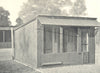 POULTRY FARMING. Poultry Houses; Open-Fronted Scratching Shed 1912 old print