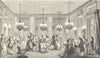 18TH CENTURY FRANCE. The Fancy Ball; after A. de St. Aubin 1876 old print
