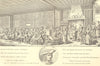 18TH CENTURY FRANCE. Paris. The Ramponneau Tavern 1876 old antique print