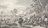 18TH CENTURY FRANCE. A Cavalry Halt; after Parrocel 1876 old antique print